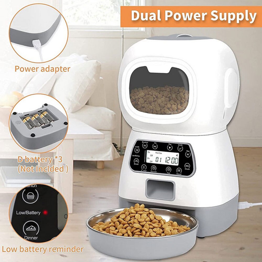 Automatic Pet Feeders For Cats And Dogs Wi-fi Enabled Smart Dog