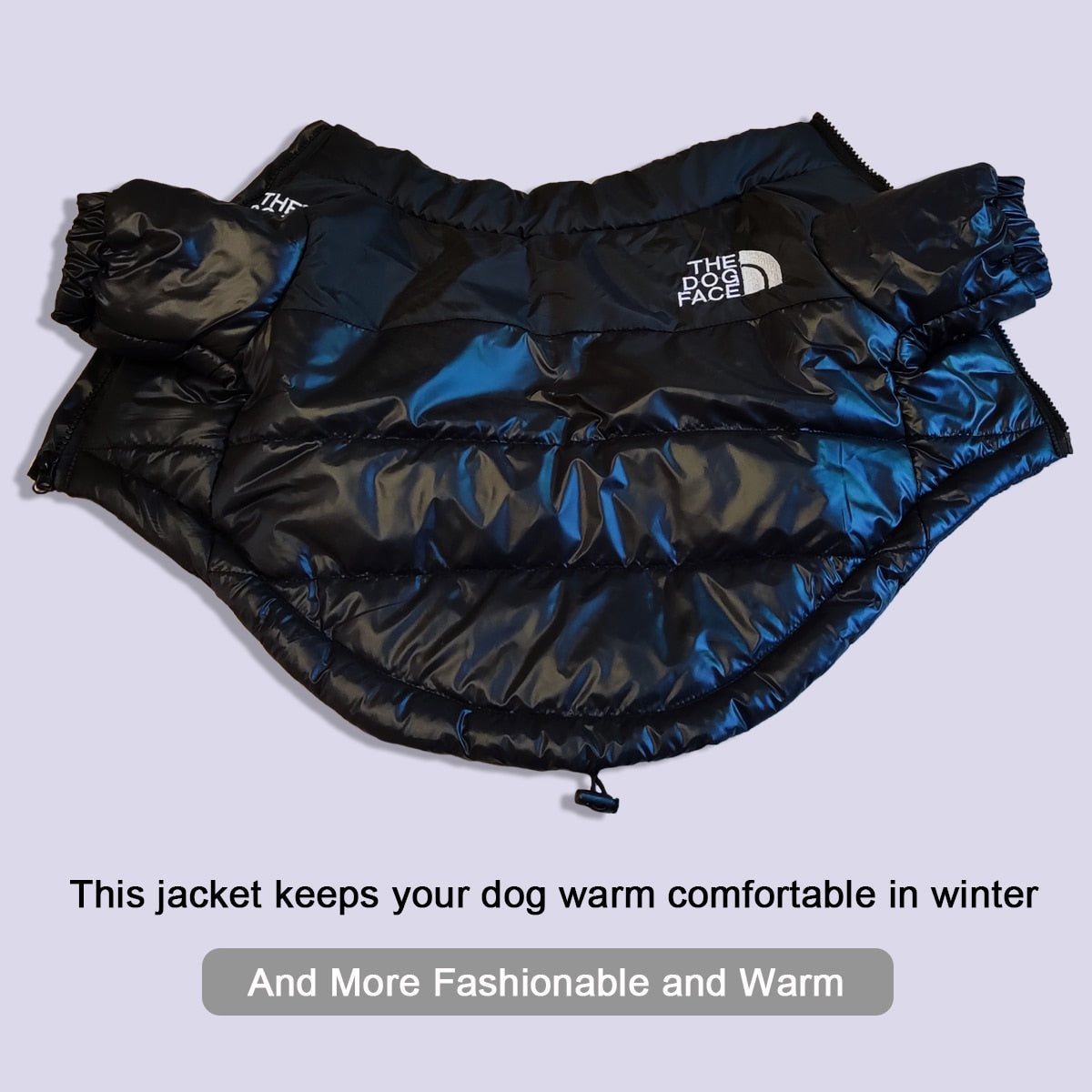 Large Winter Pet Dog Clothes French Bulldog Puppy Warm Windproof