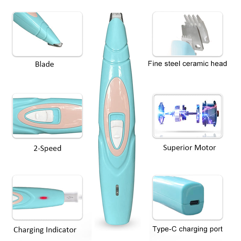 New Electric Dog Clippers Professional Pet Foot Hair Trimmer Dog