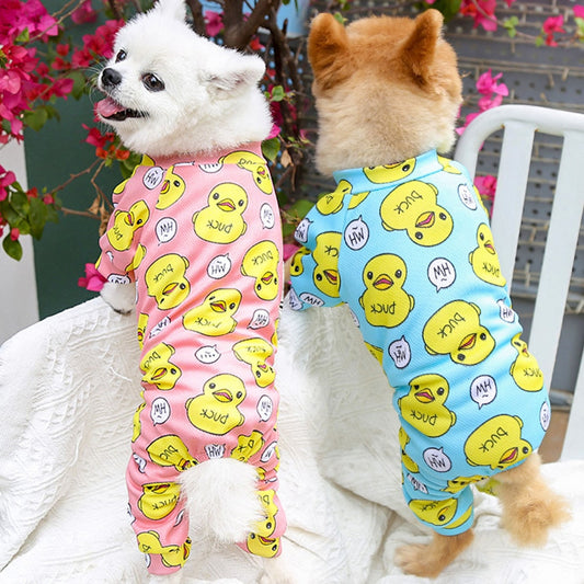 Puppy Dog Pajamas Pet Jumpsuit Soft Puppy Rompers Small Dogs Cute